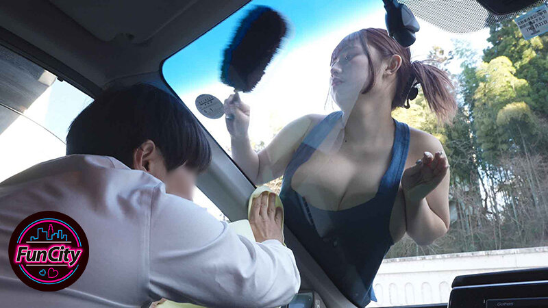 FUNK-025 Payudaranya yang Besar Mencuci Mobilku